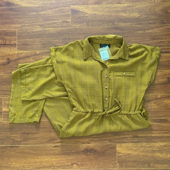 Urban Outfitters NWT Tilda Plaid Jumpsuit - Picture 6 of 16